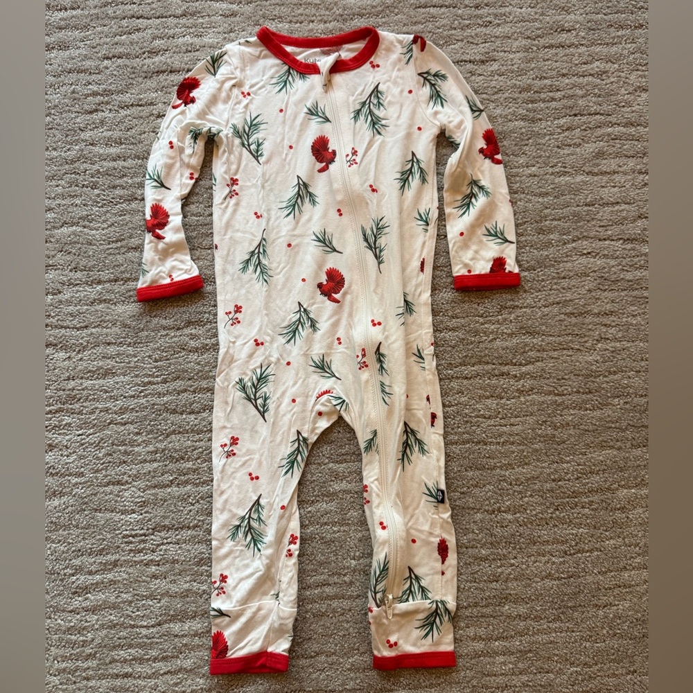 Kyte Baby Zippered Romper in Winterberry - 18-24 Months